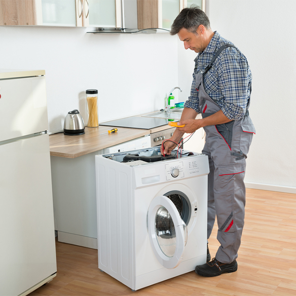 can you walk me through the steps of troubleshooting my washer issue in Iroquois SD